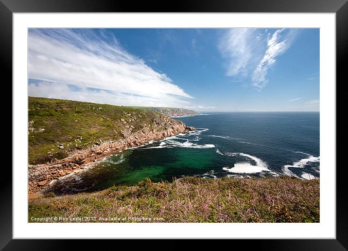 Beautiful Cornwall. Framed Mounted Print by Rob Lester