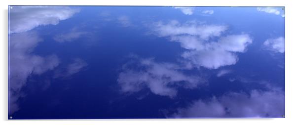 BLUE SKY Acrylic by John Boekee