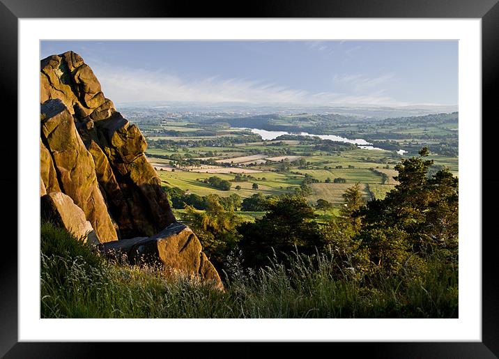 The Roaches Framed Mounted Print by Pam Sargeant