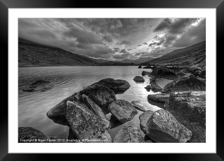 Llyn Mymbyr Framed Mounted Print by Creative Photography Wales