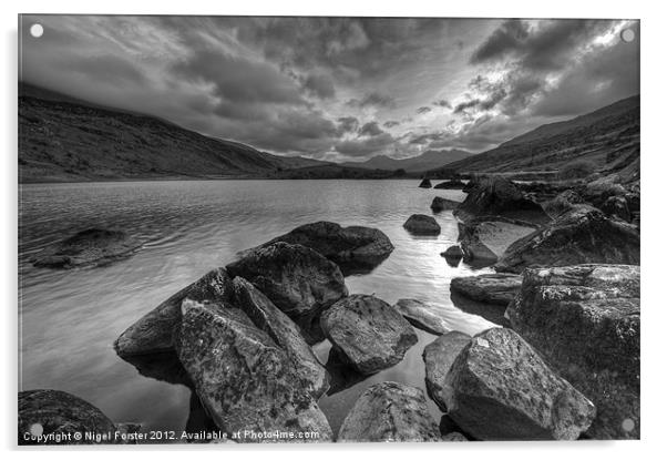 Llyn Mymbyr Acrylic by Creative Photography Wales