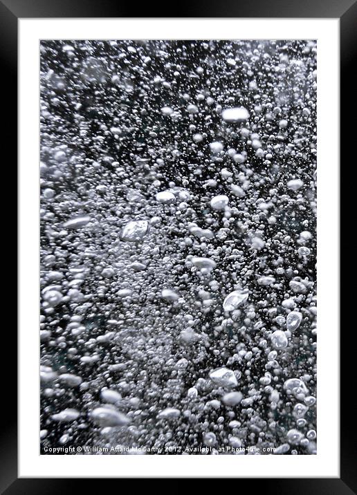 Bubble Abstract Framed Mounted Print by William AttardMcCarthy