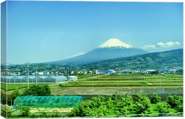 Mount Fuji Canvas Print by Nick Hirst