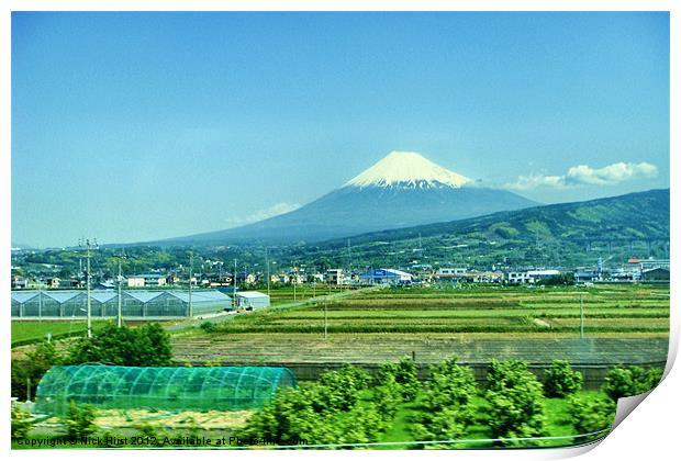 Mount Fuji Print by Nick Hirst