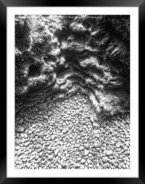 Seabed Pebbles Framed Mounted Print by William AttardMcCarthy