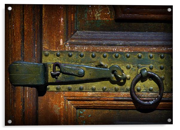 Doorlock Marrakech Acrylic by David Worthington
