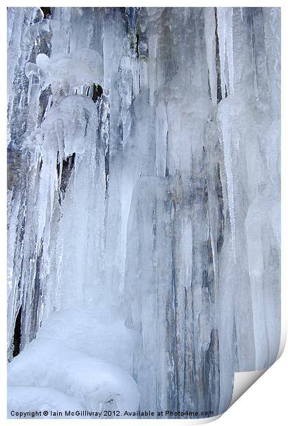 Ice Formation Print by Iain McGillivray