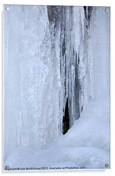 Ice Formation Acrylic by Iain McGillivray