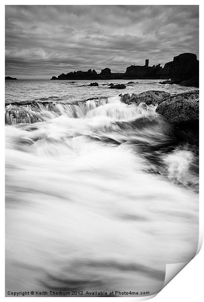 Dunbar Coast Silhouette Print by Keith Thorburn EFIAP/b