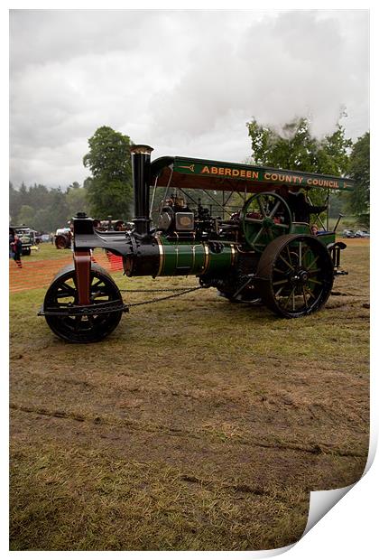 Steam Traction Engine Print by Duncan Harley
