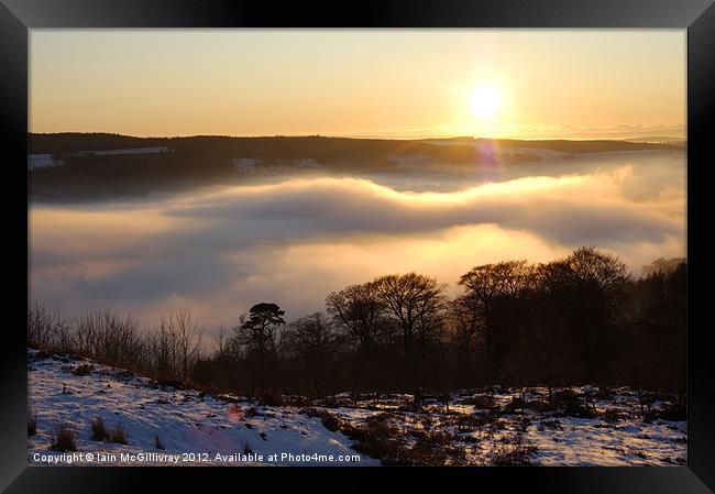 Sunset Mist Framed Print by Iain McGillivray