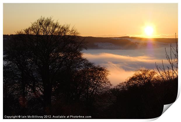 Campsie Sunset Print by Iain McGillivray