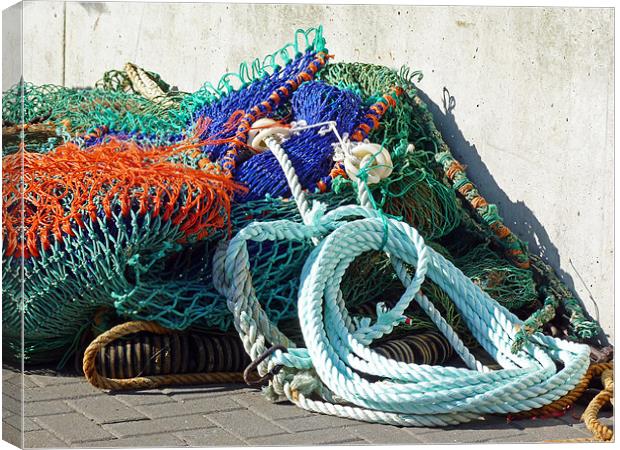 Fishing nets Canvas Print by Tony Murtagh