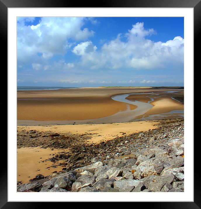 As Far As The Eye See Framed Mounted Print by Chris Manfield