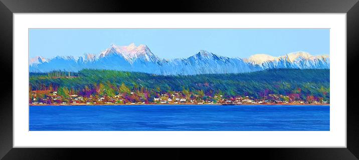 Sointula Framed Mounted Print by Darryl Luscombe