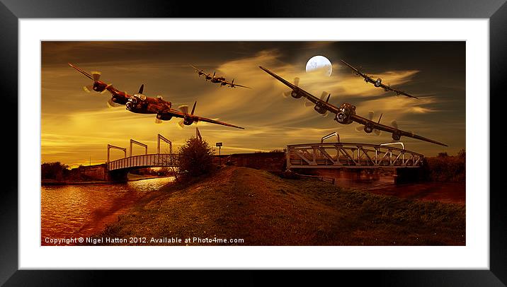 The Bridges Framed Mounted Print by Nigel Hatton