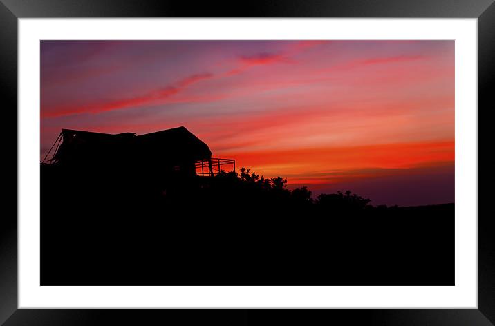 amby valley sunset Framed Mounted Print by Arfabita  