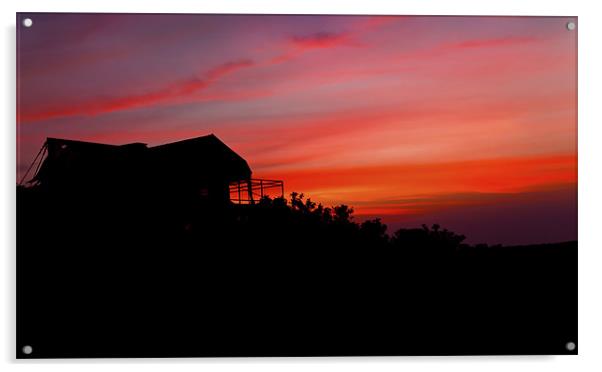 amby valley sunset Acrylic by Arfabita  