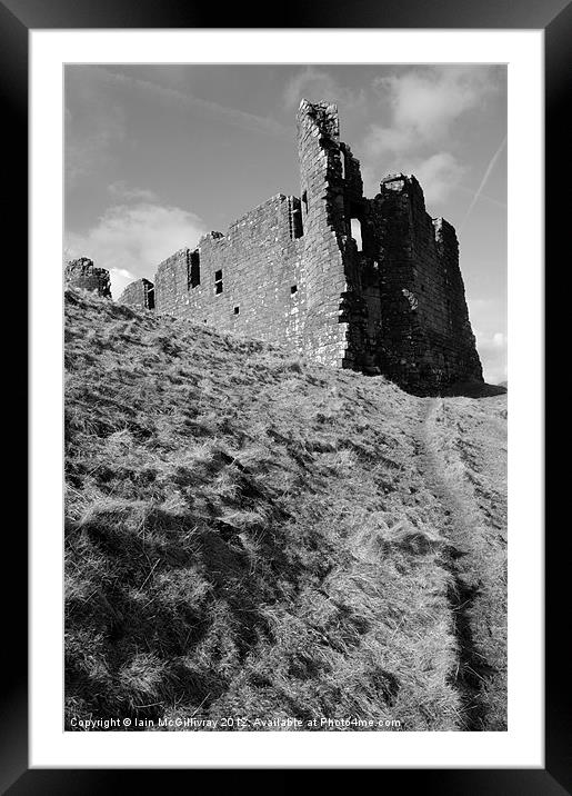 Morton Castle Framed Mounted Print by Iain McGillivray