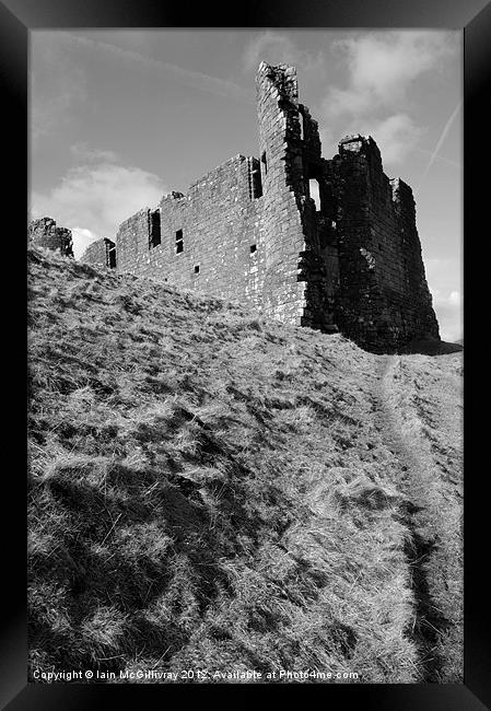 Morton Castle Framed Print by Iain McGillivray