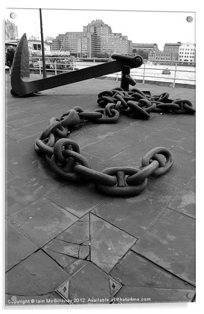 Anchor Chain Acrylic by Iain McGillivray