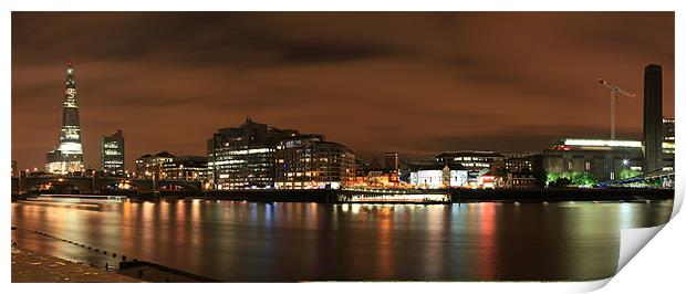 Thames Panorama Print by peter tachauer