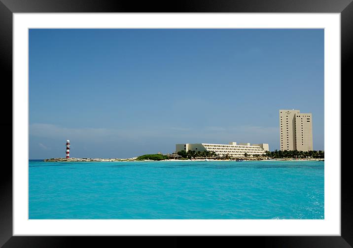 Dreams Cancun Resort and Spa Framed Mounted Print by Frankie Arkell