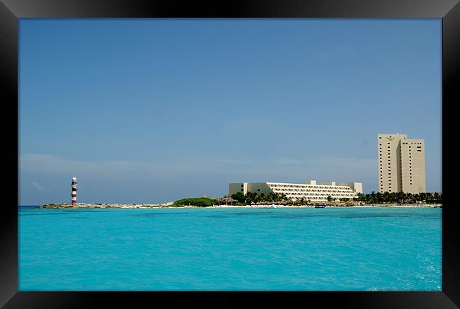 Dreams Cancun Resort and Spa Framed Print by Frankie Arkell