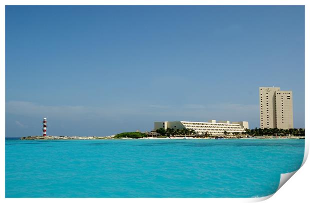 Dreams Cancun Resort and Spa Print by Frankie Arkell