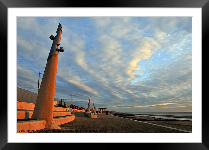 Cleveleys Framed Mounted Print by Jason Connolly