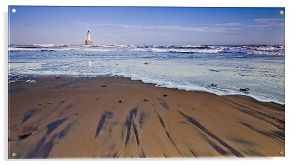 Rattray Head Lighthouse Acrylic by Linda Somers