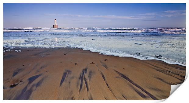 Rattray Head Lighthouse Print by Linda Somers