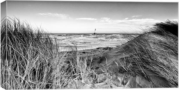 Rattray Head Lighthouse Canvas Print by Linda Somers