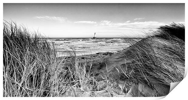 Rattray Head Lighthouse Print by Linda Somers