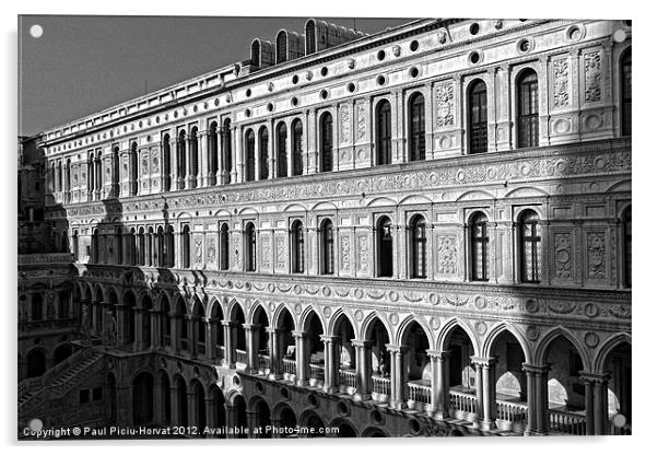 Doge's palace interior court Acrylic by Paul Piciu-Horvat