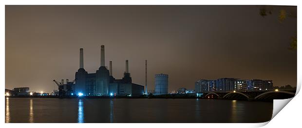 Battersea Power Station Print by peter tachauer