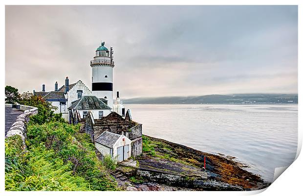 Cloch Lighthouse HDR Print by Sam Smith