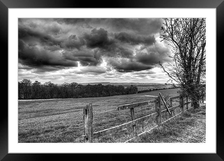 Foreboding Sky Framed Mounted Print by Chris Andrew