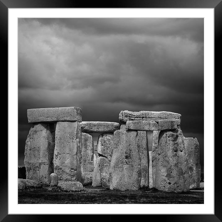 Stone Henge Framed Mounted Print by Tom Jullings