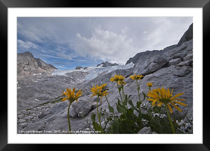Alpine panorama Framed Mounted Print by Creative Photography Wales
