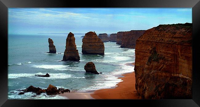 Great Ocean Road Australia Framed Print by David Worthington