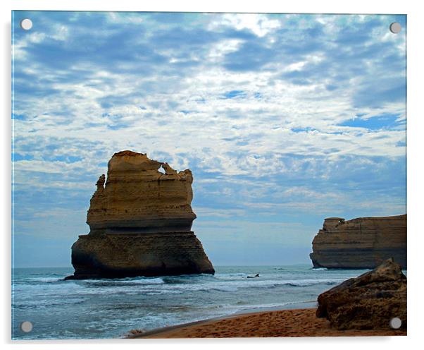 Australias Great Ocean Road Acrylic by David Worthington
