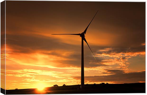 wind turbine Canvas Print by Northeast Images