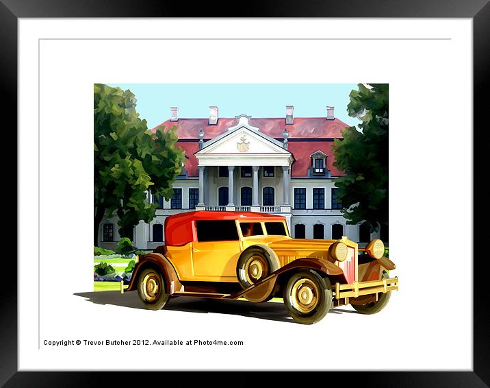 Palace Cadillac Framed Mounted Print by Trevor Butcher