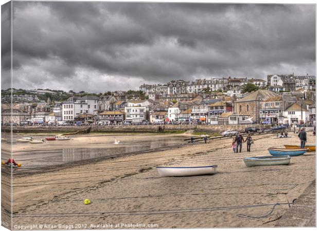 St. Ives Canvas Print by Allan Briggs