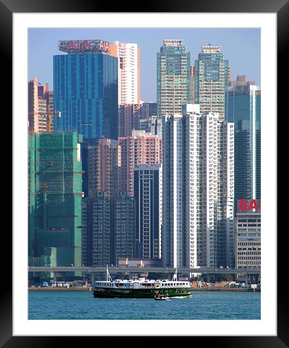 Star Ferry Hong Kong Framed Mounted Print by David Worthington
