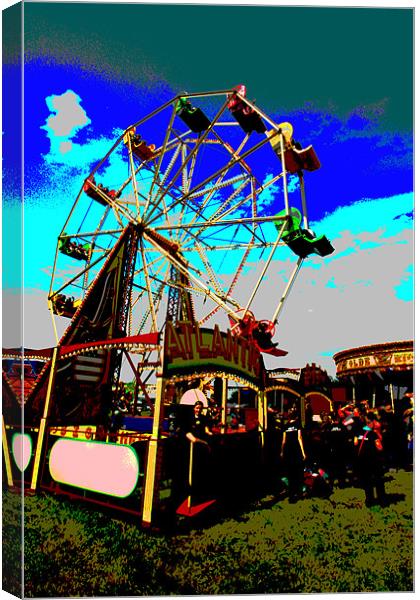 The Ferris Wheel Canvas Print by Wayne Molyneux