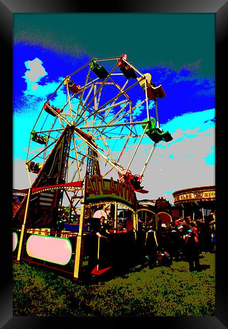 The Ferris Wheel Framed Print by Wayne Molyneux