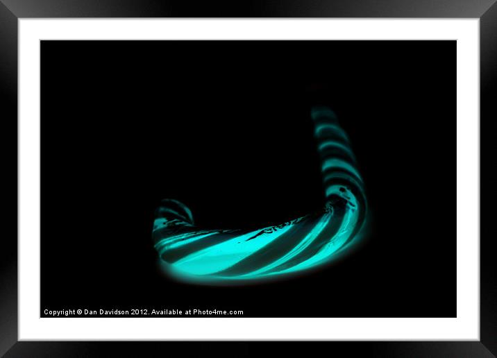 Glow in the dark candy Framed Mounted Print by Dan Davidson