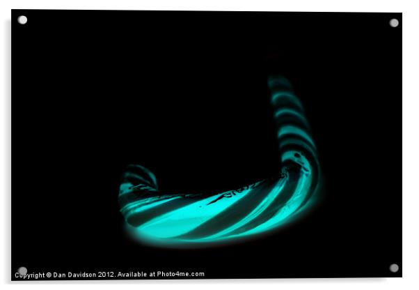 Glow in the dark candy Acrylic by Dan Davidson